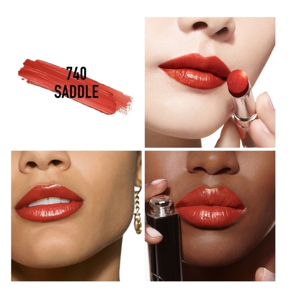 NIB Dior Addict Rouge Brilliant Shine Lipstick, Saddle, $48 MSRP - Picture 2 of 6